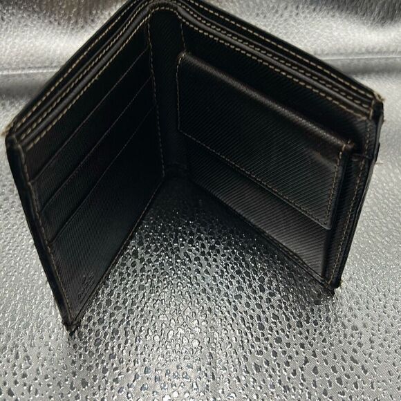 Gucci GG Monogram Bifold Wallet Brown Tan Canvas Cardholder Luxury Classic - Picture 3 of 13